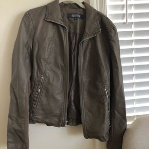 Kenneth Cole Reaction Faux Leather Jacket